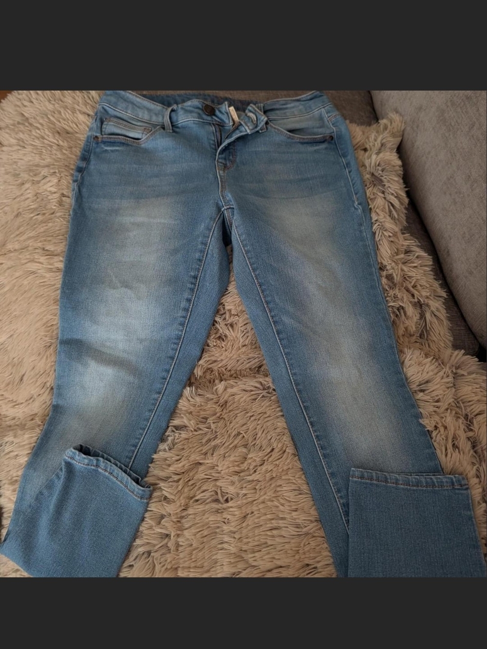 Faded Glory Light Blue Straight Leg Jeans